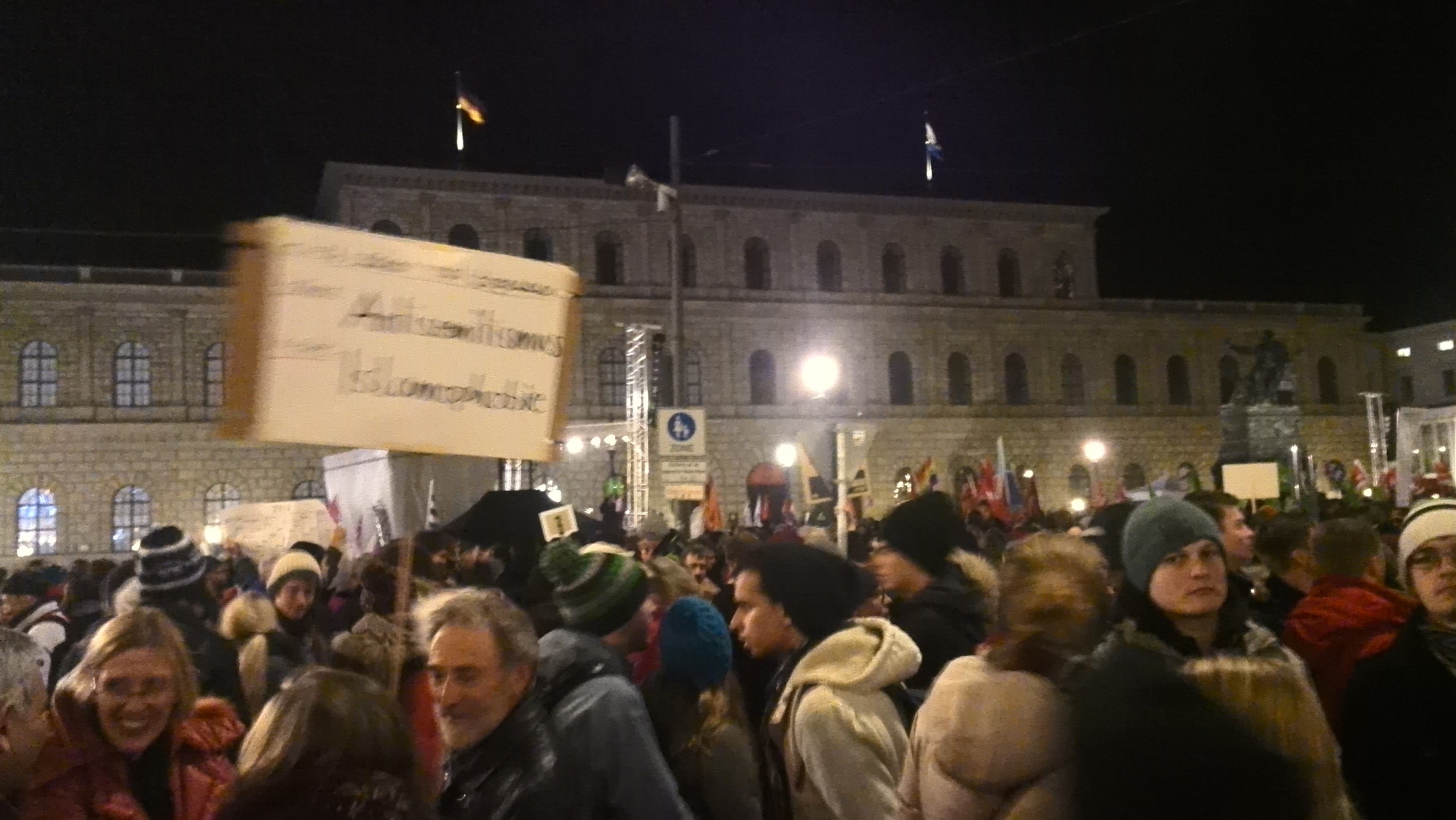 Demo in München am 22.12.2014